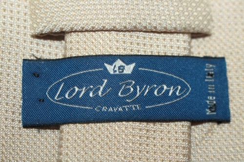 LORD BYRON Silk tie Made in Italy F73384 - Picture 4 of 4