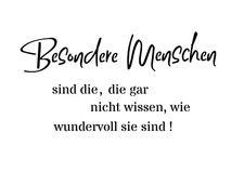 Schablone  Besonder Menschen...  auf A4