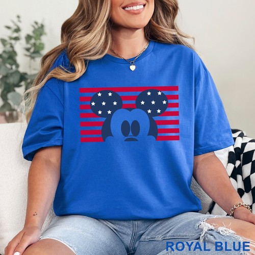 Mickey USA Shirt, 4th of July Stars and Stripes Disney Tee, 202975 - Picture 14 of 22