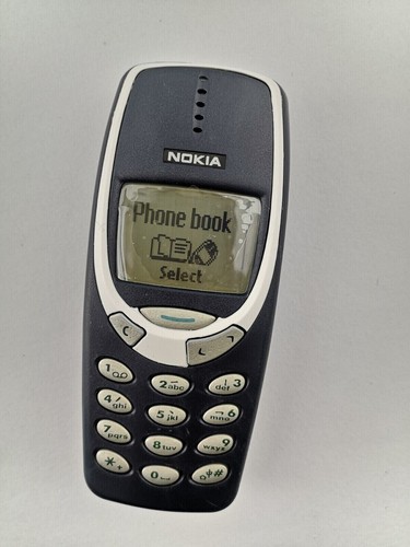Original Nokia 3310 Blue Unlocked 2G GSM 900/1800 Good Quality Cellular Phone - Afbeelding 4 van 13