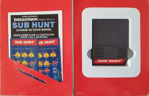 Sub Hunt Intellivision Complete w/ Original Box & user Manual - Picture 3 of 3