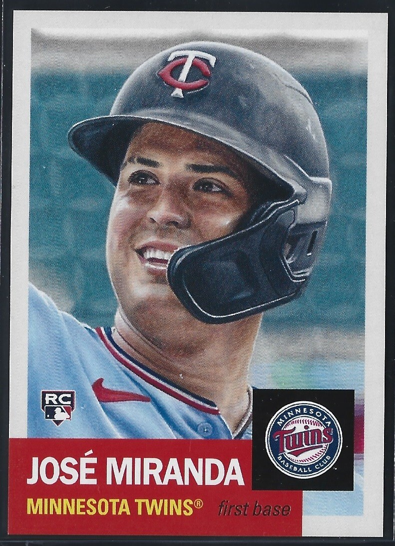 2022 TOPPS LIVING SET # 564 JOSE MIRANDA Rookie Minnesota Twins 1,737 Printed a