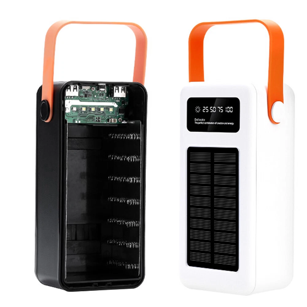 Power Bank DIY Case Kit with 21x18650 Battery Support Fast Charging Detachable Shell Box for Custom Builds