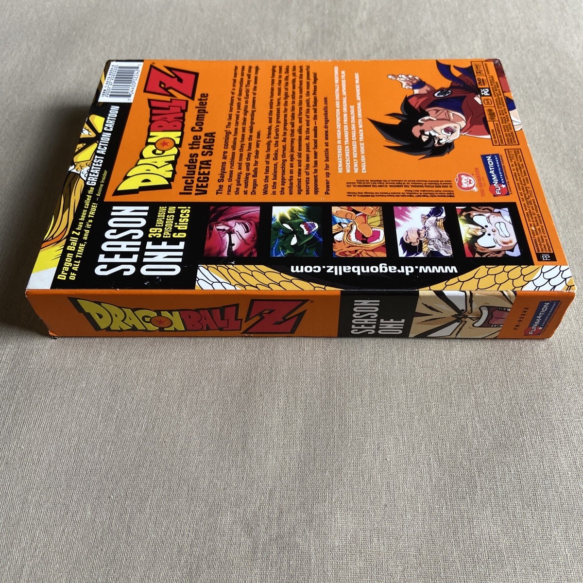 Dragon Ball Z: Complete Season One 1 (DVD 6-Disc Box Set Slipcover