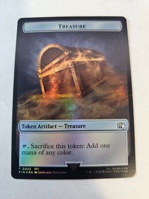 MTG -Hero 03 | Treasure - FOIL Doubled Side Token - Final Fantasy