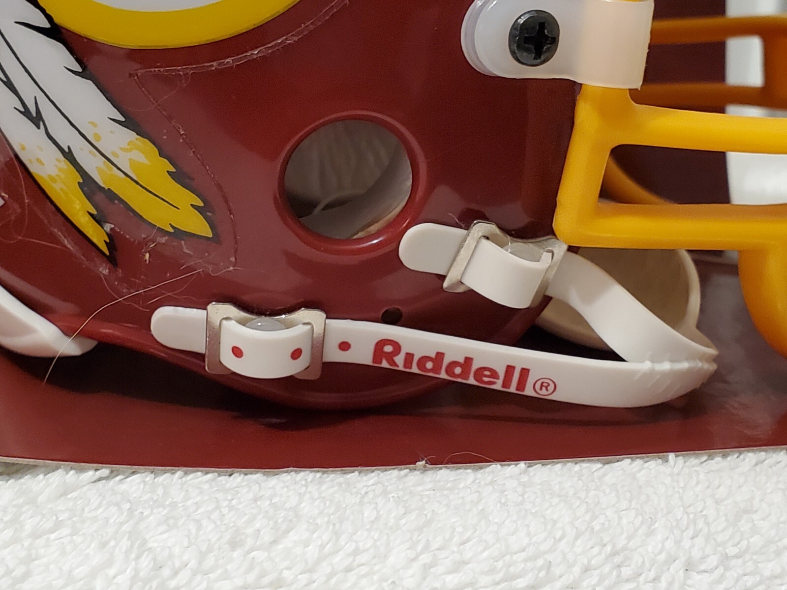 Vintage 1995 Washington Redskins Mini NFL Riddell Football Collectible
