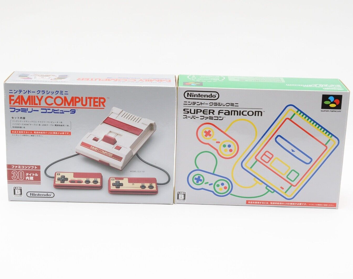 Nintendo Classic Mini Famicom Super Famicom Console w/USB