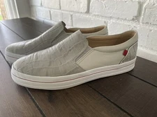 Marc Joseph New York Gray Patent Leather Slip-On Jamie Court Women Sneakers 9.5