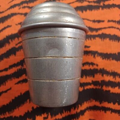 Vintage Mirro Shaker 2623M Aluminum 1-Cup Measuring Cup with Lid 1950s Made USA Vintage Mirro Shaker 2623M Aluminum 1-Cup Measuring Cup with Lid 1950s Made USA