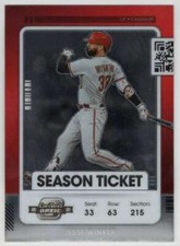JESSE WINKER 2021 Panini Contenders Season Ticket Optic #26 MLB Reds  ID:27985