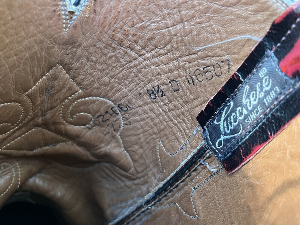 Lucchese Full Quill Ostrich BOOTS Exotic 8.5D Mens Cowboy Lucchese Full Quill Ostrich BOOTS Exotic 8.5D Mens Cowboy
