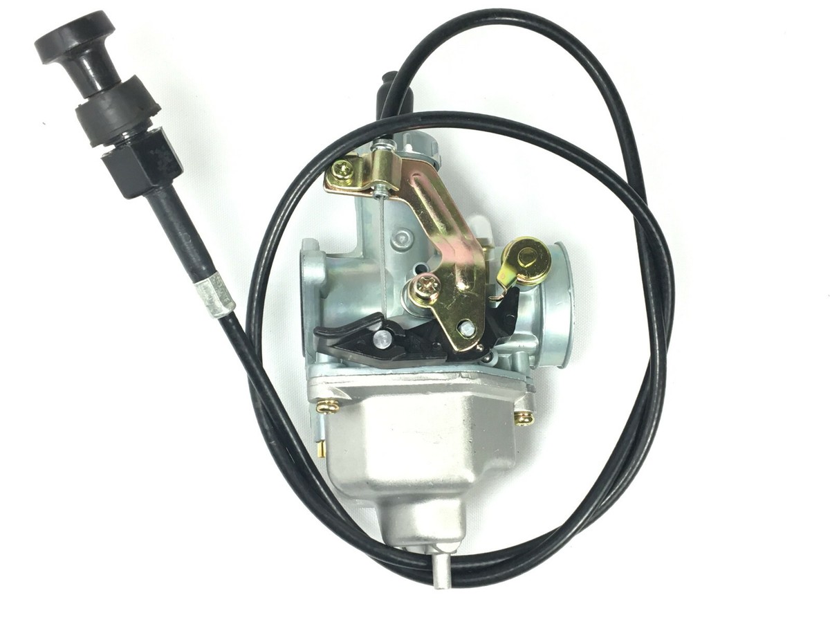 Carburetor & Choke Cable For Honda TRX20SX TRX200SX Fourtrax 1986