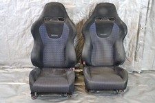 2003-2005 Mitsubishi Lancer Evolution 8 Oem Blue Racaro Front Seats Evo8 645