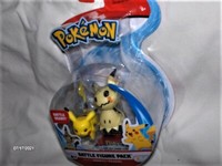 Pokemon Mimigma & Pikachu Battle Figur Ca. Je 4 Cm Manga Anime - Neu,Ovp,Lizenz