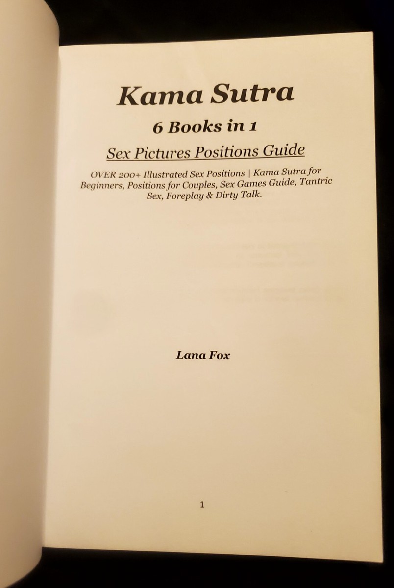 Kama Sutra 6 Books in 1 - Lana Fox - over 200 positions - 2021 pb