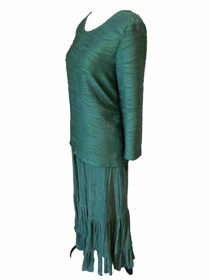 Choices Size M (10) Western Prairie Maxi Skirt & Top Gunne Sax Style 2pc Vintage - Image 4 of 4