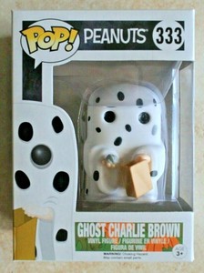 FUNKO PEANUTS GHOST CHARLIE BROWN POP VINYL FIGURE #333 849803093310 | eBay