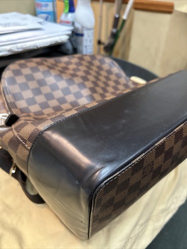 Louis Vuitton Damier Ebene Jack Brown Leather Men’s Backpack - Picture 5 of 13