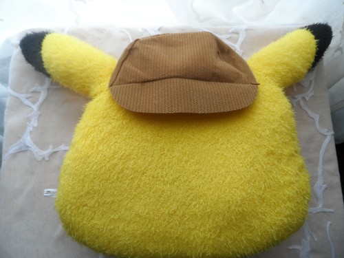 Pokemon Pikachu Peluche Cuscino 11” Testa Faccia Peluche Peluche Banpresto - Foto 3 di 4