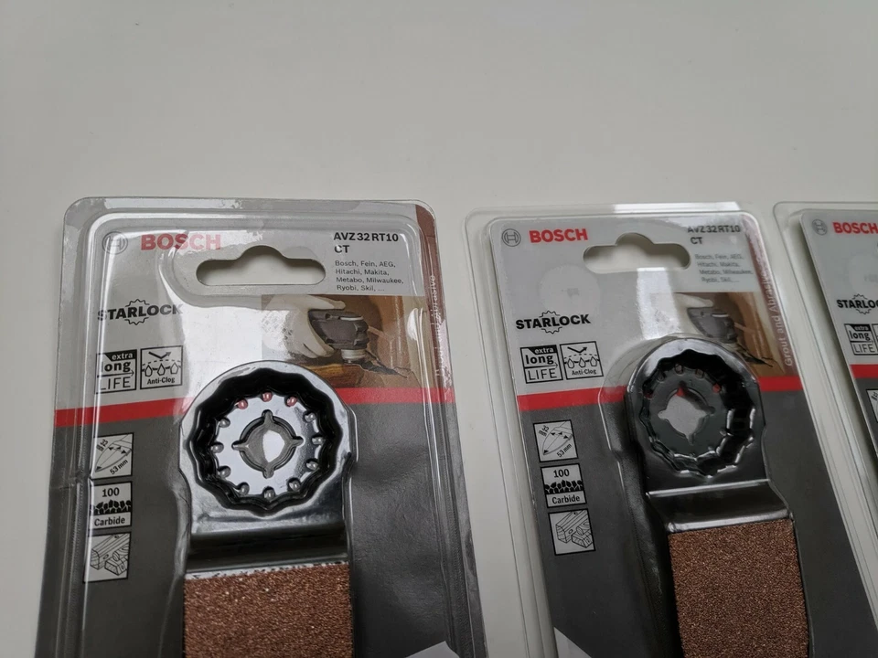 4 units of genuine Bosch ( AVZ 32 RT4 CT (abrasive) 2.608.66) STARLOCK - Bild 4 von 4