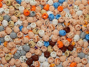lego heads bulk