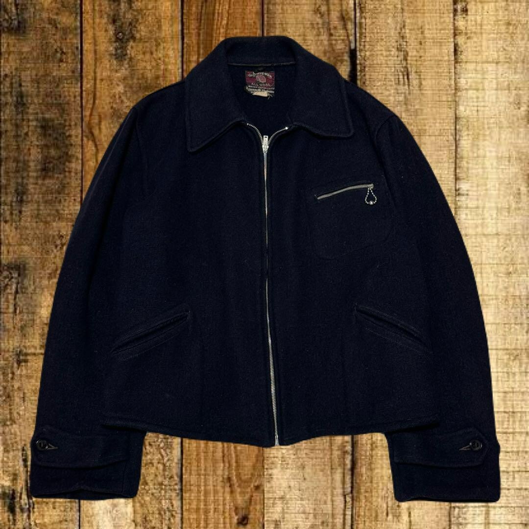 1930's The BRAVE MAN vintage sports JKT
