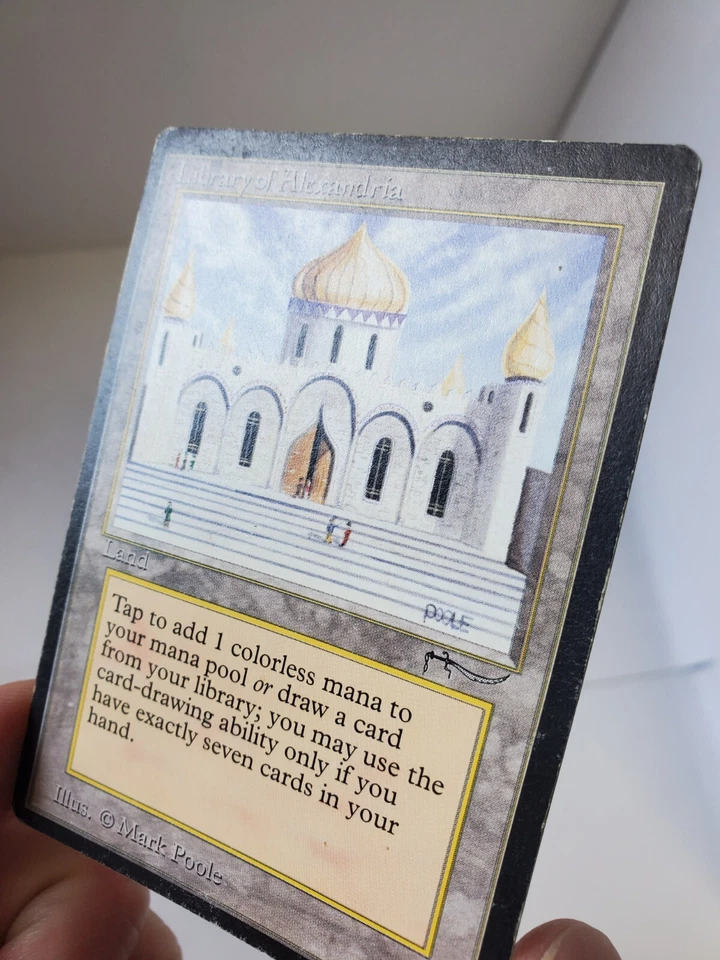 MTG Library of Alexandria English Arabian Nights EX/Good - Image 3 of 4