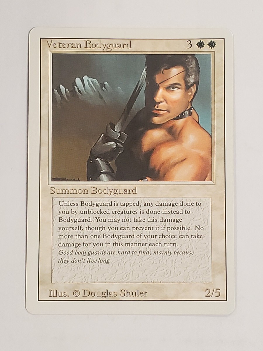 マジック：ザ・ギャザリング MTG veteran bodyguard Veteran Bodyguard (Not Tournament Legal) | Collectors