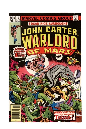John Carter Warlord of Mars #9 VF Marvel Comic Books Burroughs 7