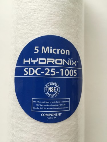 WATTS FPMB5-978 5 MICRON 10"x2.5" SEDIMENT FILTER HYDRONIX - 18 FILTERS - Picture 2 of 2
