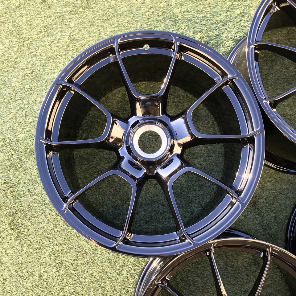 PORSCHE 992 RIMS CENTER LOCK EXCLUSIVE BLACK 20 21 PORSCHE TURBO S GT3 ...