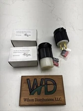 Grounding Locking Plug 30 A 480 V AC ELE242 & ELE258 Male And Female Set