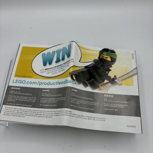 LEGO 70628 Lloyd Spinjitzu Master the Ninjago Movie green- Instructions Only - Picture 3 of 4