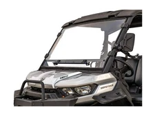 SuperATV Scratch Resistant Flip-Vent Windshield For Can Am Defender HD5 / HD8...