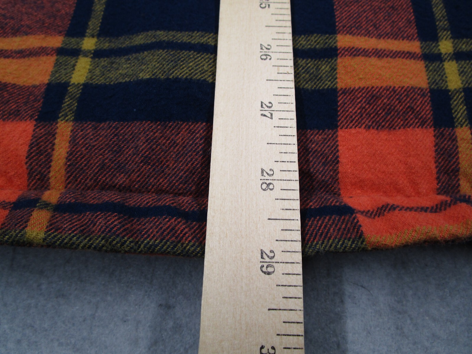 Passenger Jacket Men Extra Large Orange Flannel S… - image 7