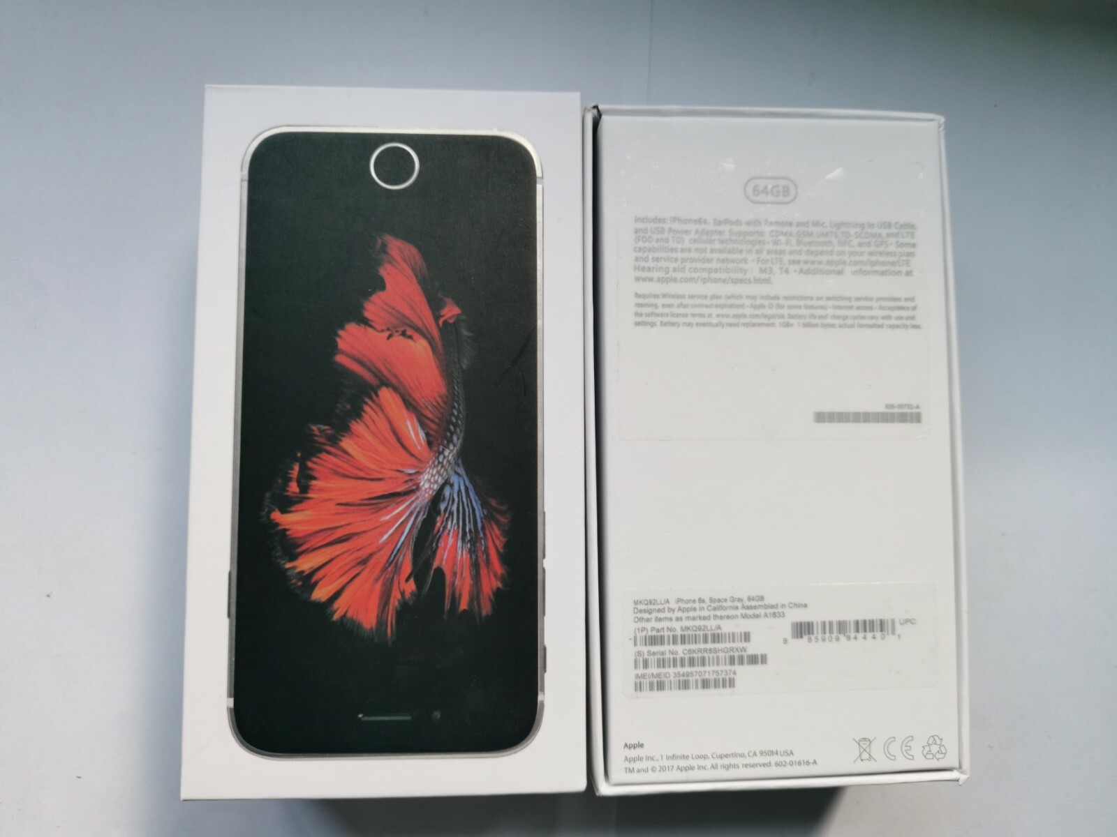 Apple iPhone 6s - 64GB - Space Gray (Verizon) A1688 (CDMA + GSM) for sale  online | eBay