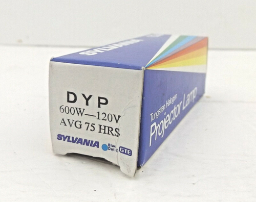GTE Sylvania DYP Blue Dot Projector Lamp Bulb Tungsten Halogen 600W 120V 75 HRS - Picture 2 of 7