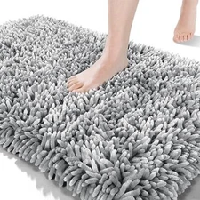 Yimobra Bathroom Rug Mat 24 x 17, Soft and Absorbent Water Non Slip Chenille 