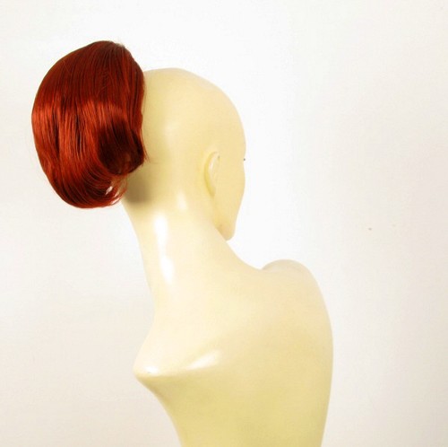 Hairpiece ponytail short copper intense ref 2/350 peruk - Imagen 4 de 7