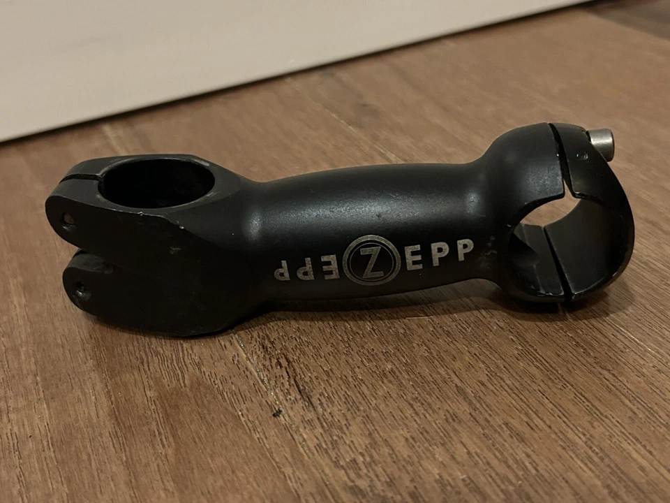 3T Zepp 1-1/8" Threadless 100mm Stem 25.4 - 25.8 - 26 mm ø Road 90s MTB Italy - Image 3 of 4
