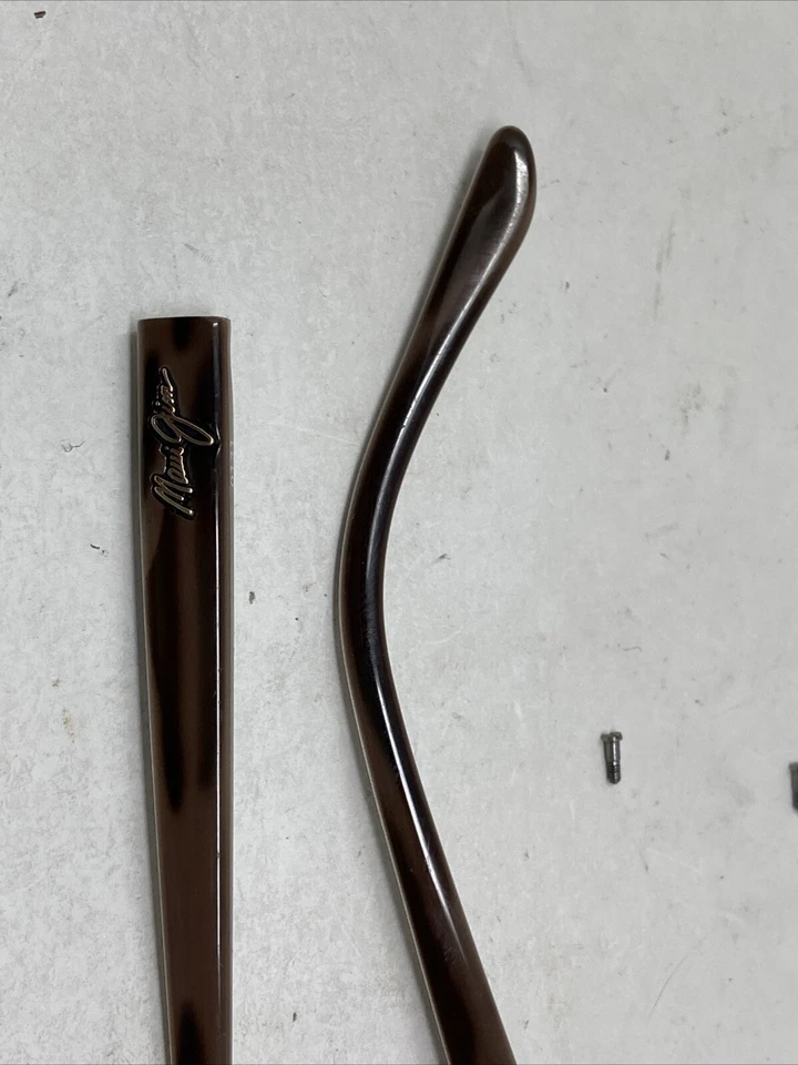 PIEZAS BRAZO TEMPLO MAUI JIM HONI MJ 758-22B MARRÓN AZUL CON TORNILLOS S705 Foto 4 de 4