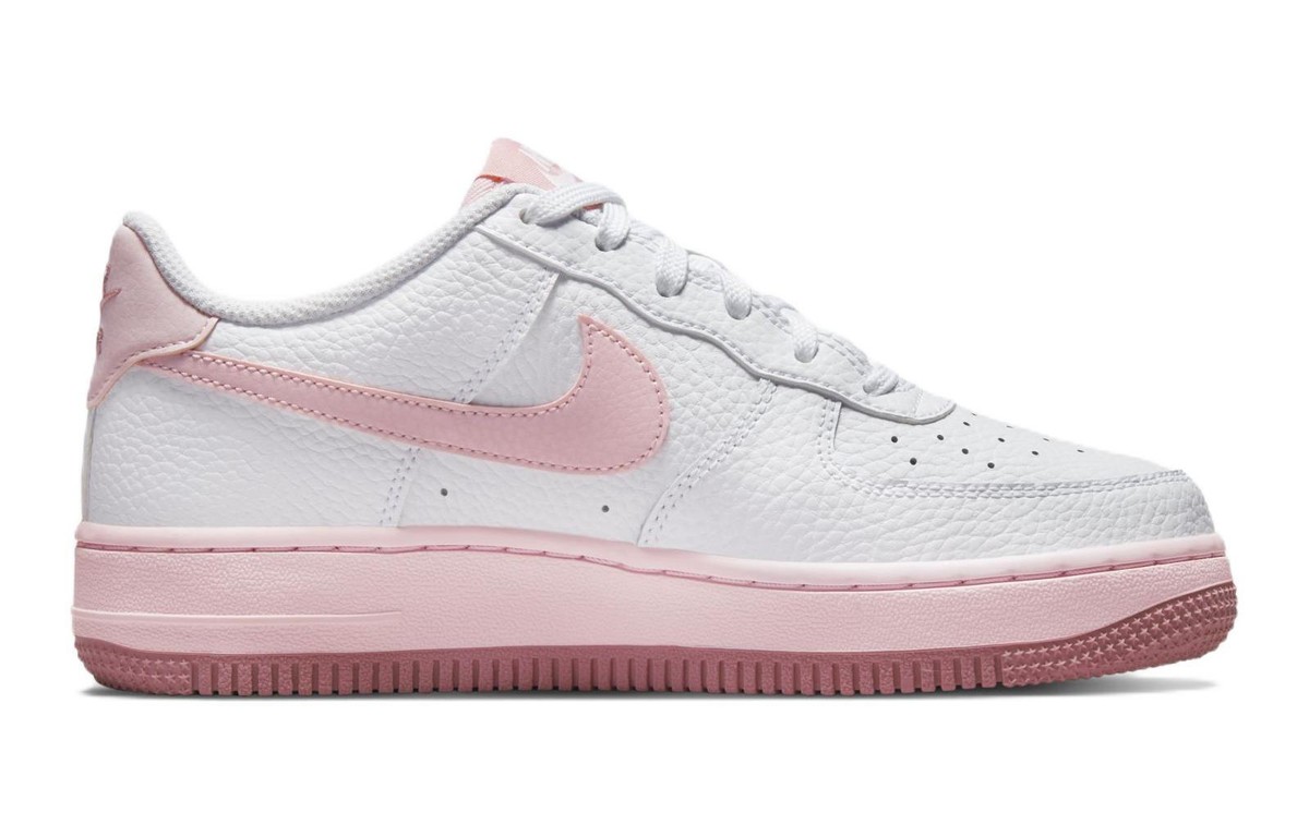 Nike Air Force 1 ホワイト/イエロー/ブラック/ピンク NIKE W AIR FORCE 1 PATENT PINK FORM/BLACK-WHITE DJ9942-600
