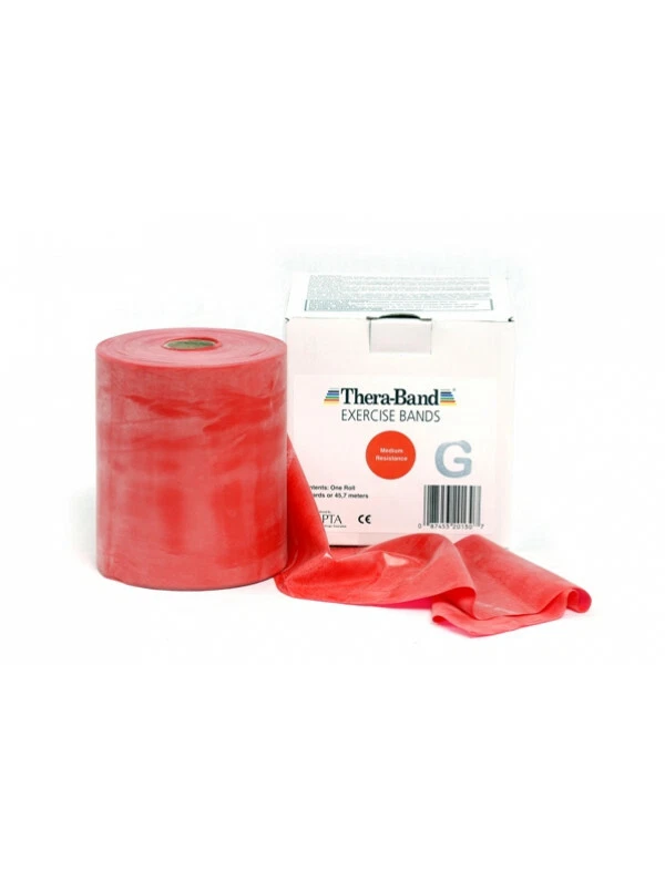 Thera-Band® 2,5 m Widerstand mittel Farbe Rot Theraband Teraband original