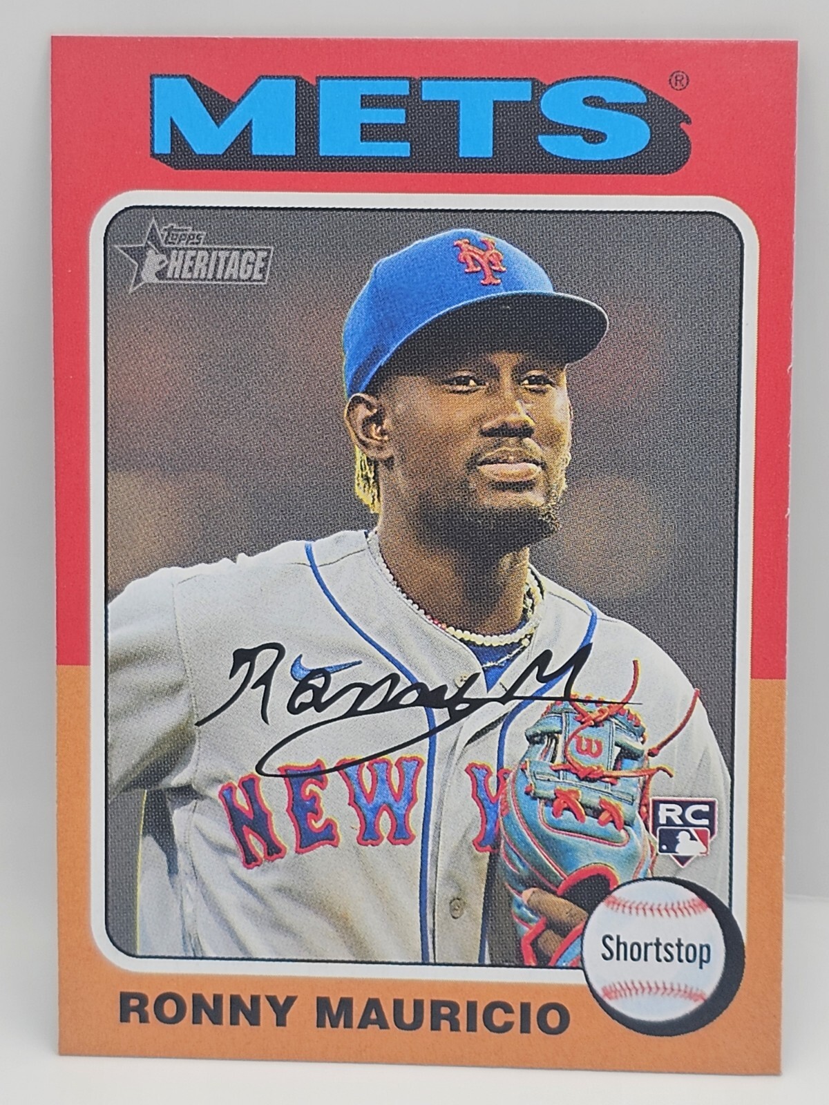 2024 Topps Heritage - Rookies #296 Ronny Mauricio (RC)