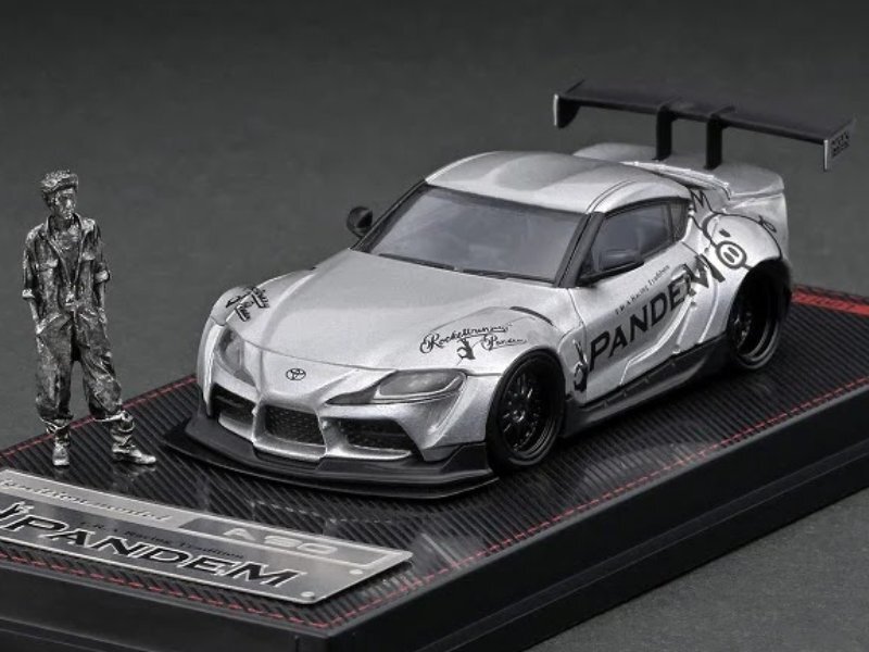 No349 ミニカー1/18箱あり PANDEM SUPRA A90 1:18 Toyota Supra (A90) PANDEM -- Pearl White -- Ignition
