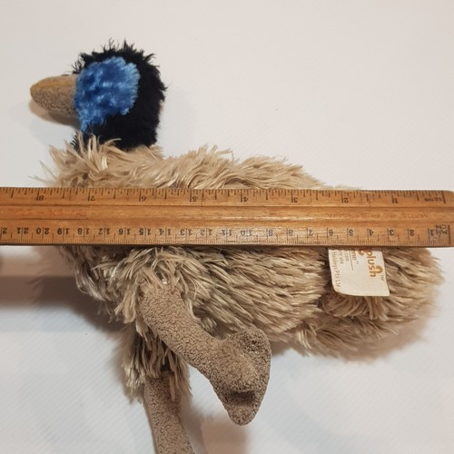 Minkplush "Sharlene" the plush Emu Ostrich by Tomfoolery 2003 Vintage - Picture 11 of 12