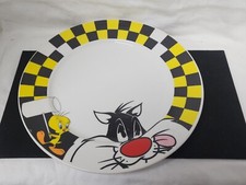 Warner Bro. Looney Tunes Gibson 10 1/2 in dinner plate Sylvester and Tweety VGC