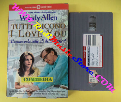 VHS*Film ALLE SAGEN I LOVE YOU Woody Allen CECCHI GORI 2376 (F106) no dvd