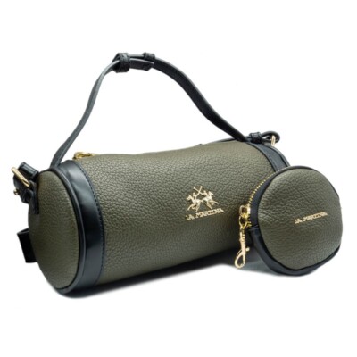 La Martina Lmba00874t Heritage Bag With External Wallet Green