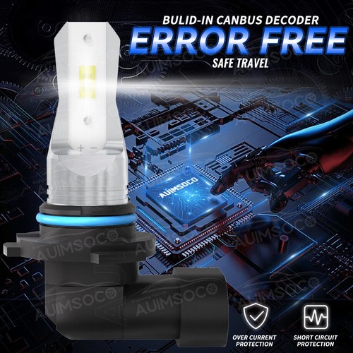 For Dodge Charger 2010 - Xenon White LED Lamp Bulbs High & Low + Fog Lights - Picture 8 of 14